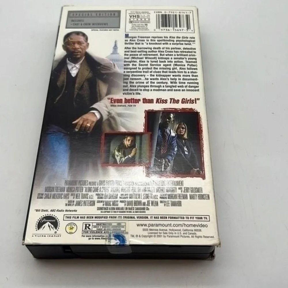 Along Came a‎ Spider VHS Movie Special Edition